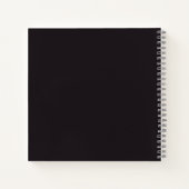 Astronaut Galaxy Spiral Notebook Notizblock (Rückseite)