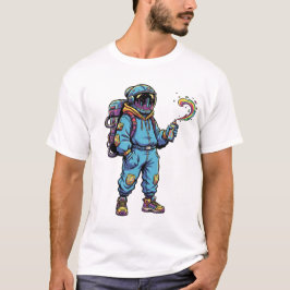 Astronaut Galaxy Sterne Graffiti Vibes T-Shirt