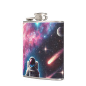 Astronaut Galaxy Vinyl Flask Flachmann (Links)