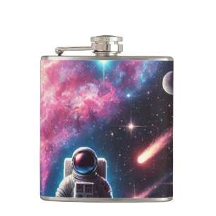Astronaut Galaxy Vinyl Flask Flachmann