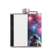 Astronaut Galaxy Vinyl Flask Flachmann (Rückseite)