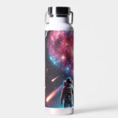 Astronaut Galaxy Wasserflasche Trinkflasche (Vorne)