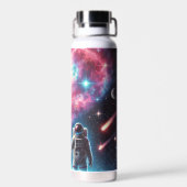 Astronaut Galaxy Wasserflasche Trinkflasche (Rückseite)