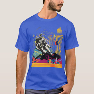 Astronaut Galay Techno Club Rave Musik T-Shirt