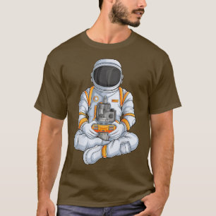 Astronaut Gamer Outer Space Men Gaming Solar Syste T-Shirt