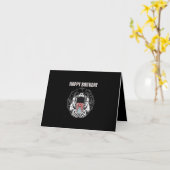 ASTRONAUT Geburtstag Karte (Gelbe Blume)