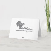 Astronaut-Geburtstagkarte Karte (Rückseite)