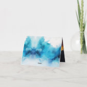 Astronaut Geburtstagskarte Karte (Rückseite)