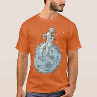 Astronaut Geiger Violinist Bratsche Klassik  T-Shirt