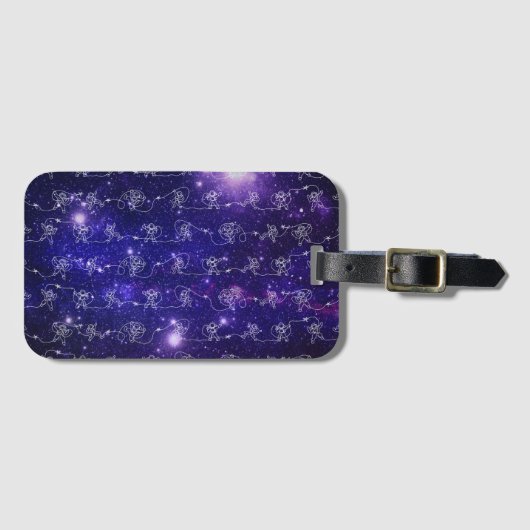 Astronaut Gepäckanhänger (Vorderseite (Horizontal))