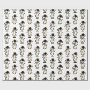 Astronaut Geschenkpapier