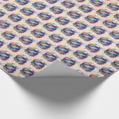 Astronaut Geschenkpapier (Ecke)