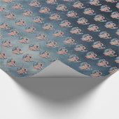 Astronaut Geschenkpapier (Ecke)