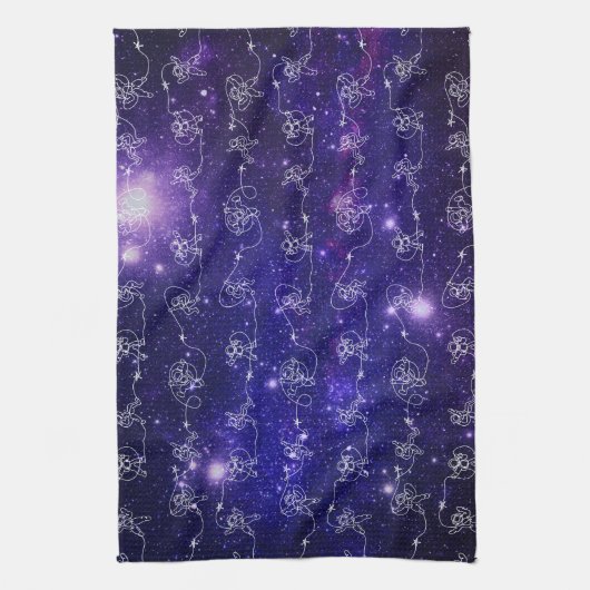 Astronaut Geschirrtuch (Vertikal)