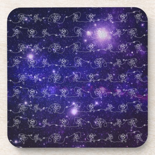 Astronaut Getränkeuntersetzer (Vorderseite)