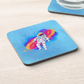 Astronaut Getränkeuntersetzer (Linke Seite)