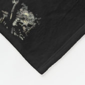 Astronaut Ghost Skeleton - Spooky Skull Halloween Fleecedecke (Ecke)