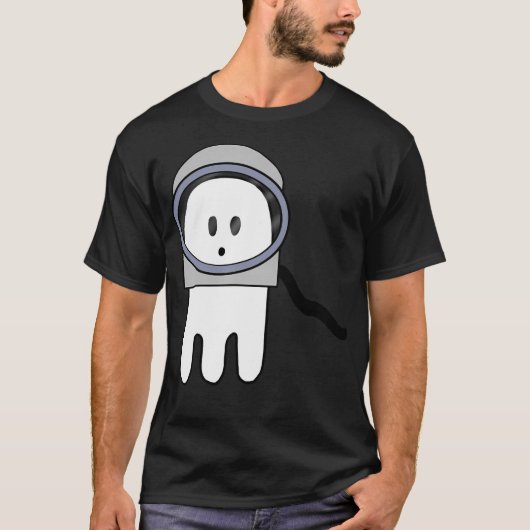 Astronaut Ghost T-Shirt (Vorderseite)