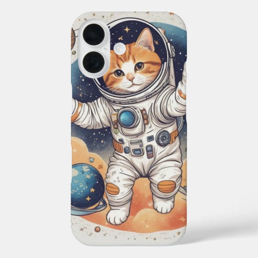 ✨ Astronaut Girl Hoodie Case-Mate iPhone Hülle (Rückseite)