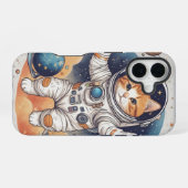 ✨ Astronaut Girl Hoodie iPhone 16 Hülle (Rückseite (Horizontal))
