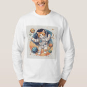 ✨ Astronaut Girl Hoodie T-Shirt (Vorderseite)