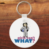 Astronaut Girl Schlüsselanhänger (Vorderseite)