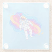 Astronaut Glasuntersetzer (Rückseite)