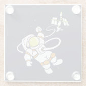 Astronaut Glasuntersetzer (Rückseite)