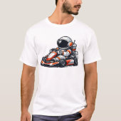 Astronaut Go-Kart T-Shirt (Vorderseite)