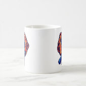 Astronaut Golf spielen Kaffeetasse (Mittel)