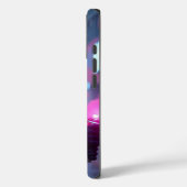 Astronaut Graffiti iPhone Case - Neon Glow (Rückseite / Links)