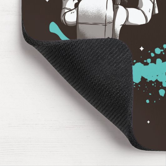 Astronaut Grafitti Mousepad (Ecke)