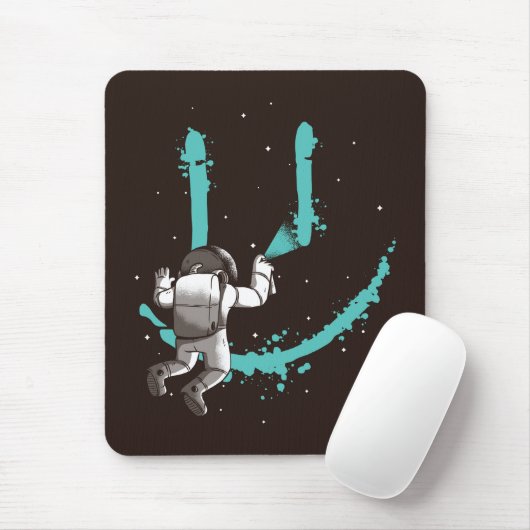 Astronaut Grafitti Mousepad (Mit Mouse)