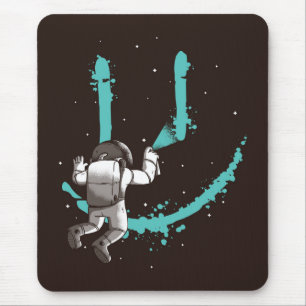Astronaut Grafitti Mousepad