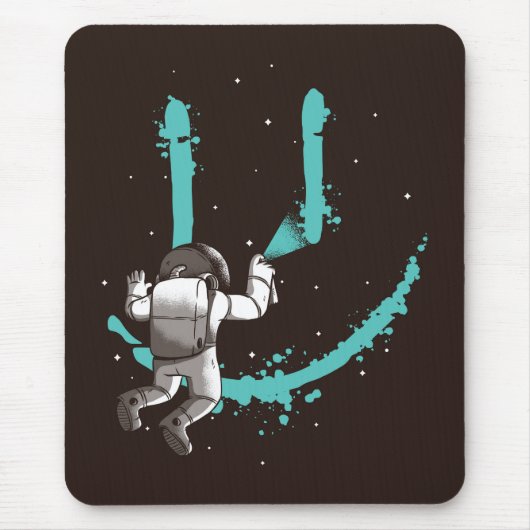 Astronaut Grafitti Mousepad (Vorne)