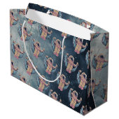 Astronaut Große Geschenktüte (Rückseite Schrägansicht)