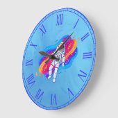Astronaut Große Wanduhr (Winkel)