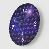 Astronaut Große Wanduhr (Winkel)