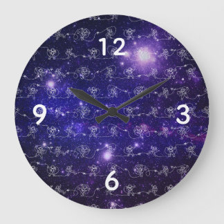 Astronaut Große Wanduhr