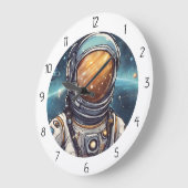 ASTRONAUT GROßE WANDUHR (Winkel)
