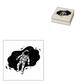 Astronaut Gummistempel (Stempel)