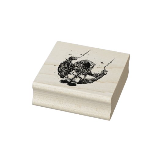 Astronaut Gummistempel (Stempel)