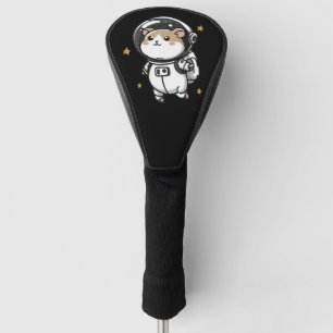 Astronaut Hamster Golf Headcover