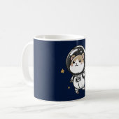 Astronaut Hamster Kaffeetasse (Vorderseite Links)