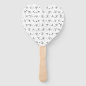 Astronaut Hand Fan Fächer (Vorderseite)