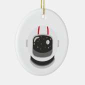 Astronaut Helmet Keramik Ornament (Rechts)