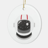 Astronaut Helmet Keramik Ornament (Links)