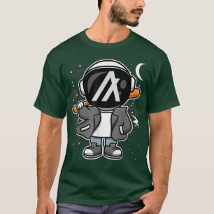 Astronaut Hiphop Algorand ALGO-Münze zum Mond Cr T-Shirt