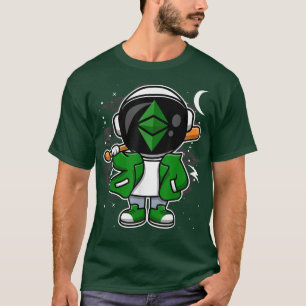 Astronaut Hiphop Ethereum Classic ETH-Münze bis T-Shirt