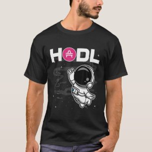 Astronaut HODL AMP-Münze bis zum KryptoToken des M T-Shirt